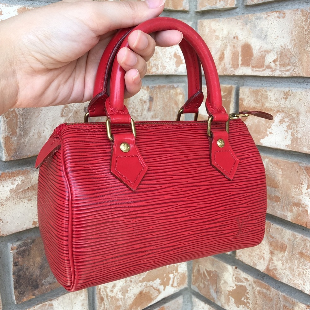 Louis Vuitton Mini Speedy Red Epi Special Order